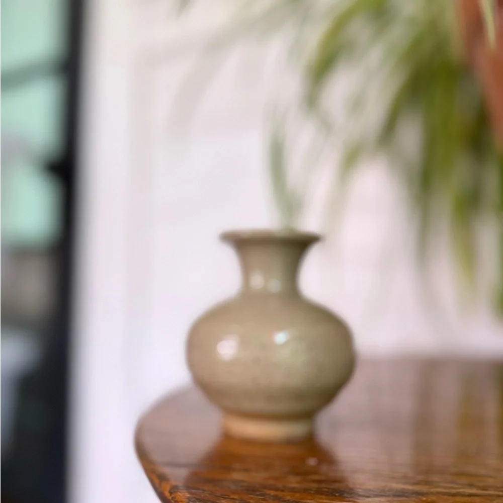 Studio art pottery Speckled Vase